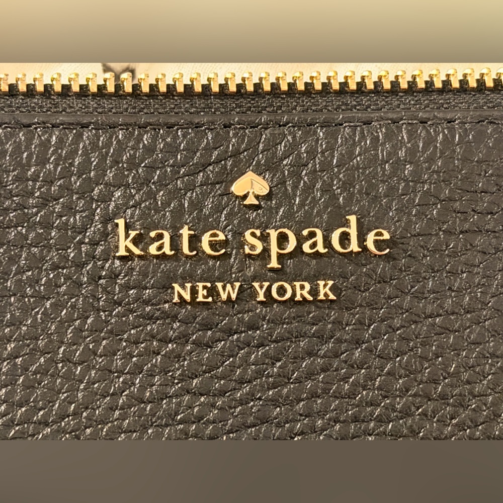 kate spade Lena Crossbody bag in Black Pebbled Leather with Gold Hardware - Picture 4 of 13